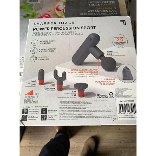 Sharper Image Power Percussion Sport Massage Gun