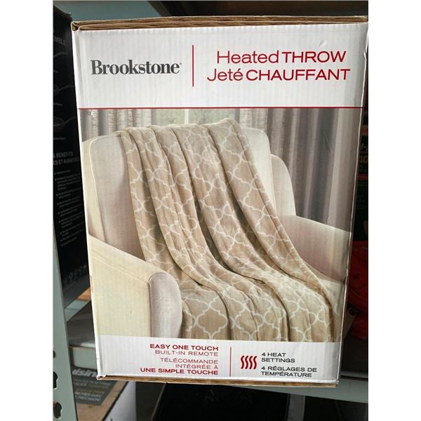 Brookstone Heated Throw