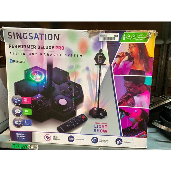 Singsation Performer Deluxe Pro All-in-One Karaoke System