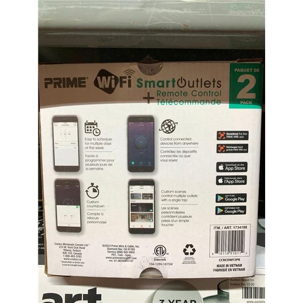 Prime Wifi Smart Outlets 2 Pack