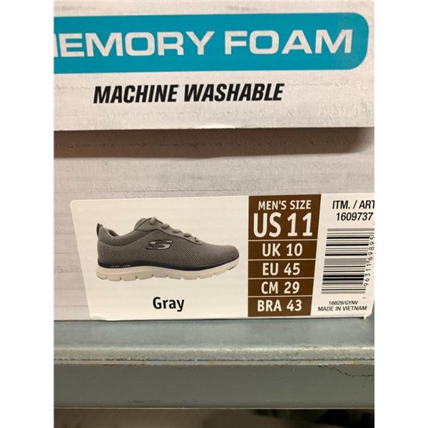 Sketchers Machine Washable Mens Shoes Gray Size 11
