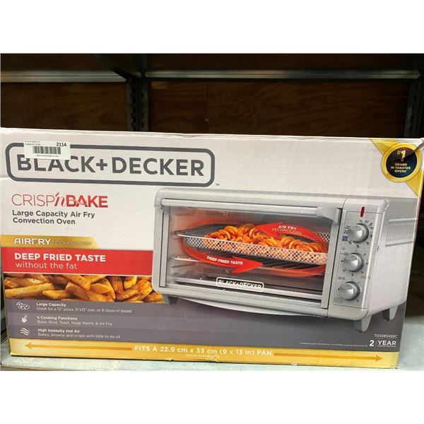 Black + Decker Crisp'n Bake Large Capacity Air Fry Convection Oven