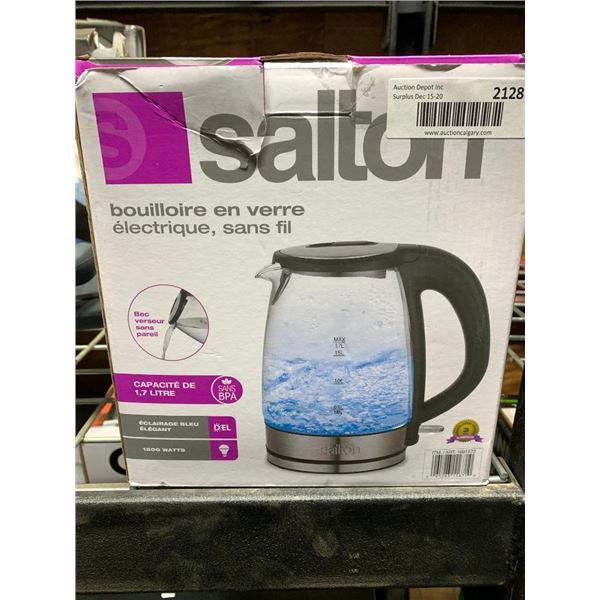 Salton Glass Electric Kettle