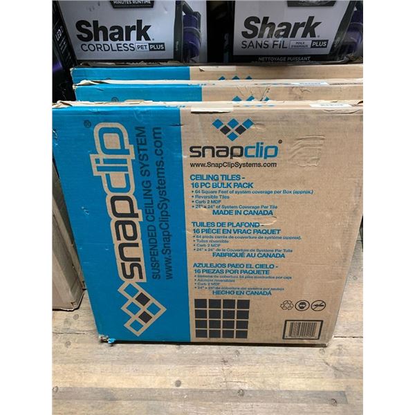 Snapclip Ceiling Tiles 16 Piece Bulk Pack