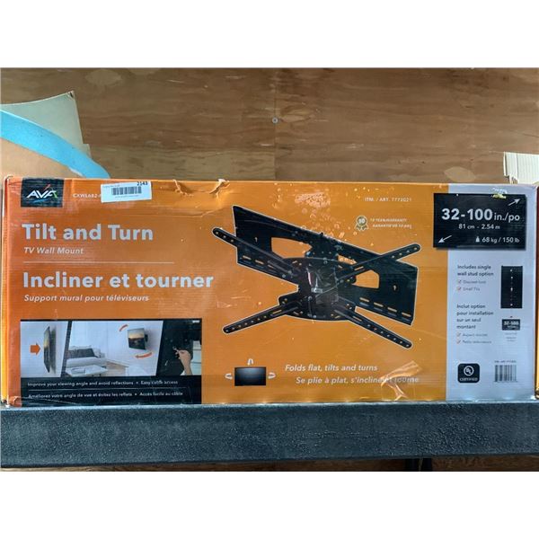 Tilt and Turn TV Wall Mount 32" - 100"