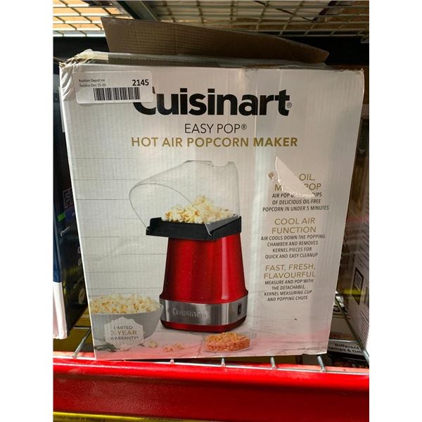 Cuisinart Easy Pop Hot Air Popcorn Maker