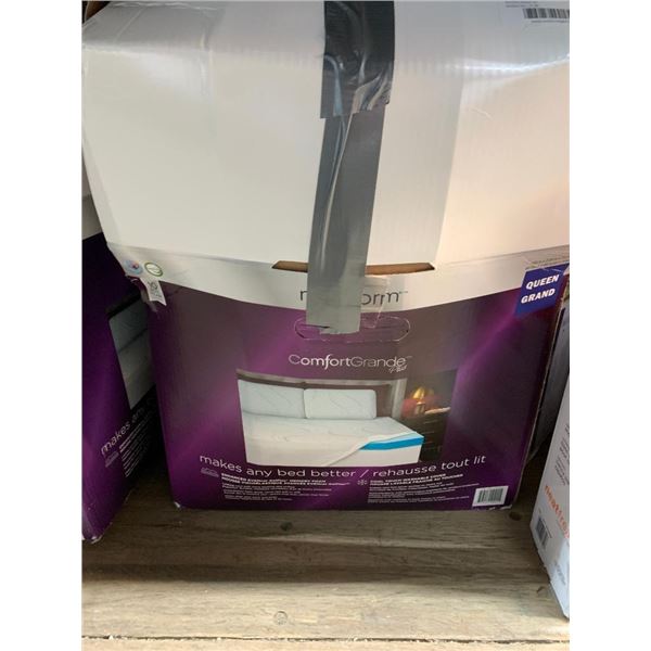 Nova Form Gel Memory Foam 3" Mattress Topper Queen Size