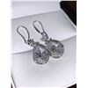 Image 3 : Ladies Pearl Cut 1.5 Carat Solitaires Earring Set