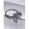 Image 4 : Vera Wang Style Princess cut 1.25 Carat Solitaire Engagement Ring