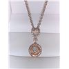 Image 1 : Rose Pendant & Chain Solitaire Set