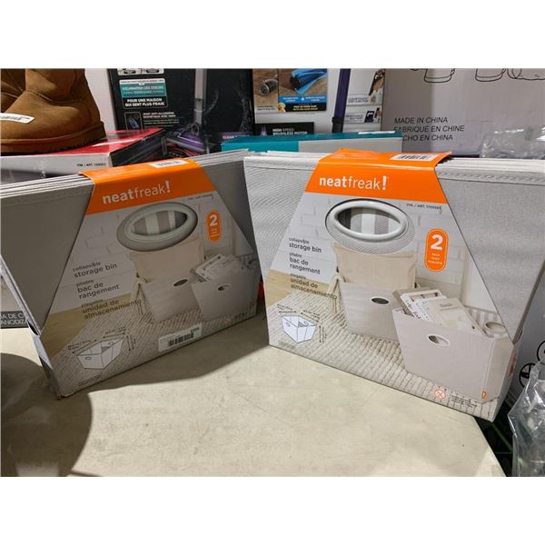 NeatFreak! Collapsible Storage Bin Lot of 2