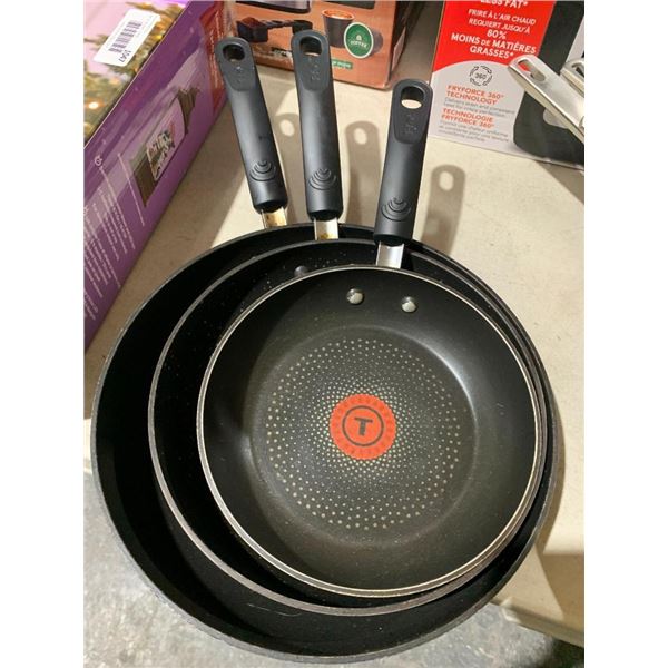 T-Fal 3 pc Fry Pan Set