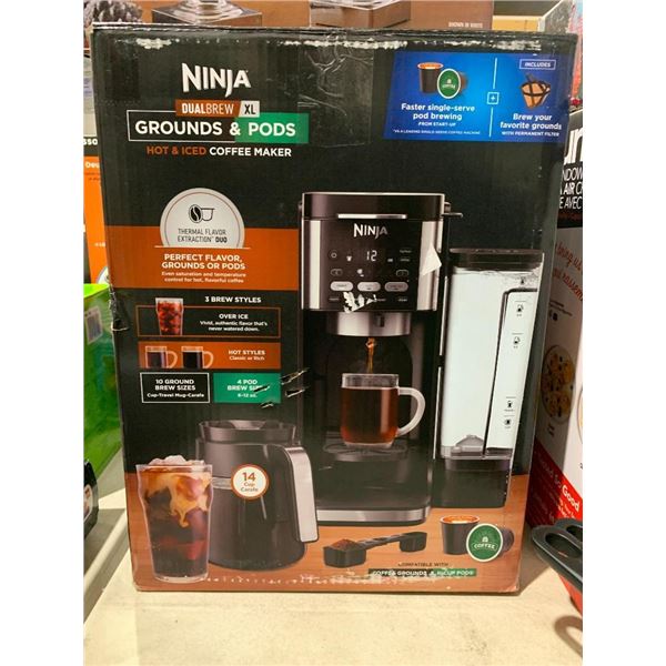 Ninja Dual Brew XL Grounds & Pods Hot & Iced Coffee maker