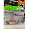 Image 3 : 6 Microwable Bowls w/ Lids