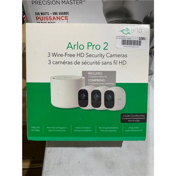 Arlo Pro 2 3 Wire-Free HD Securty Cameras