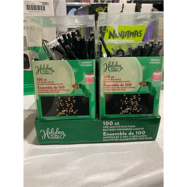 Holiday Living Lot of 6 LED Micro Dot Multifuction Lights