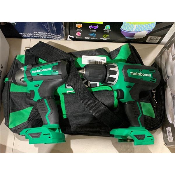 Metabo HPT Cordledd Hammer Drill & Impact Driver Set
