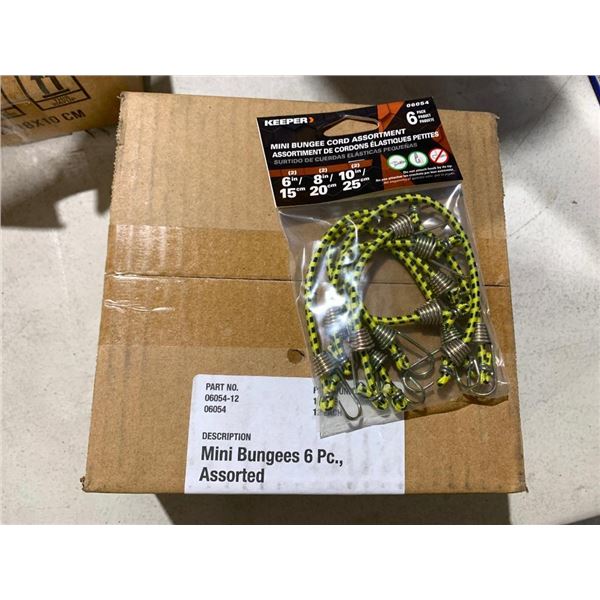 Mini Bungees 6pc x 6 Packages