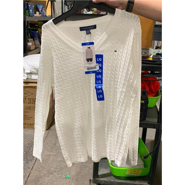 Tommy Hilfiger Knit Sweater Ladies Size Large