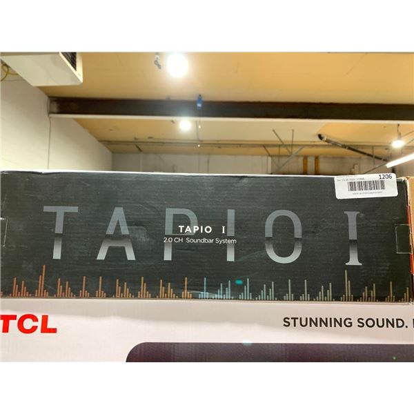 TAPIO I 2.0 Channel soundbar system.