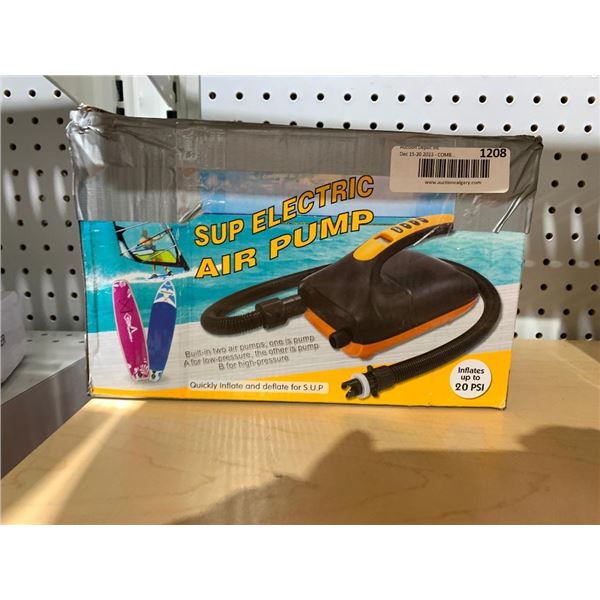 SUP Electric Air pump inflates up to 20 psi