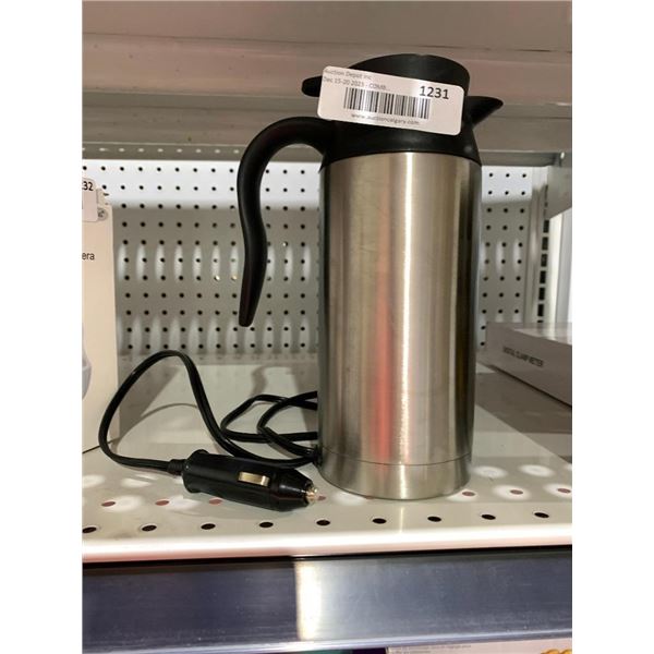 electric thermos that you plug into your car