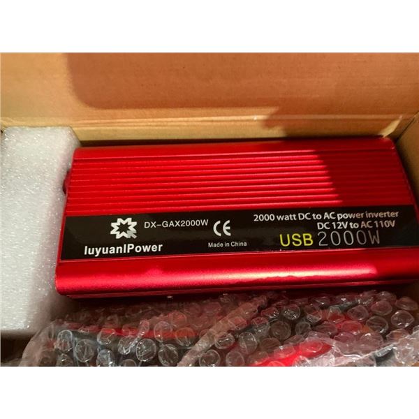 Luyuanl Power 2000 watt DC to AC power inverter