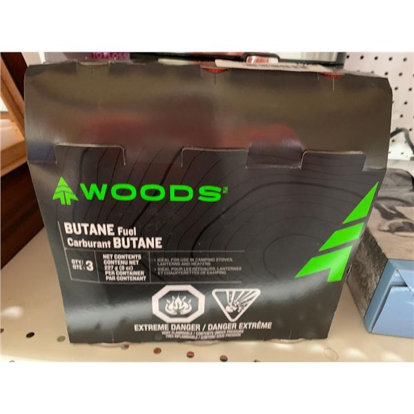 Woods Butane fuel 3x227g