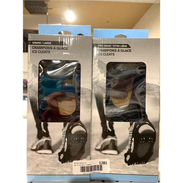 Olympia Ice Cleats sizes large and extra large