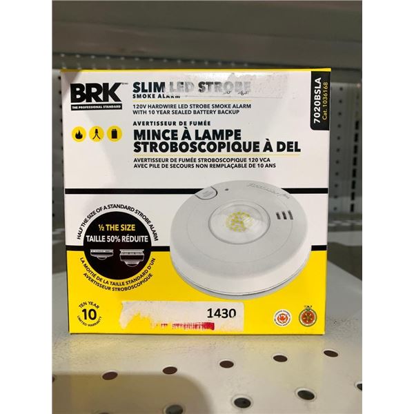 BRK slim LED strobe smoke alarm