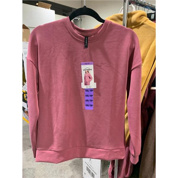 Lazypants Women's XS Pink Sweat Shirt