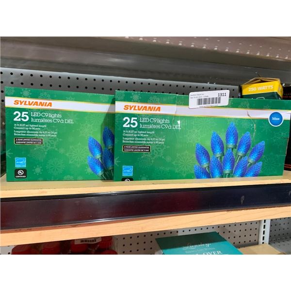 Sylvania 25 LED C9 Lights 14ft Connectable x 2
