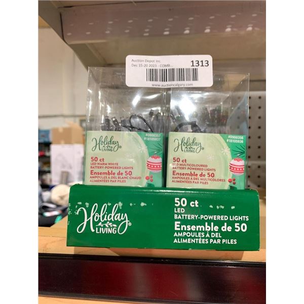 Holiday Living Lot of Assorted LED Microdot Lights