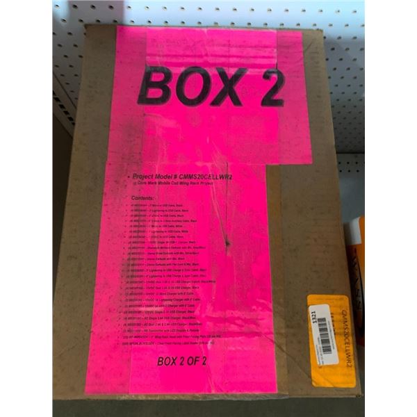 Box Lot of assorted Mobile Spec Cellular Phone Accessories