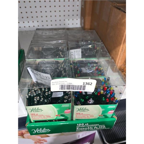 Holiday Living Lot of 8 Assorted LED Microdot Lights