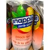 Image 2 : Snapple Zero Peach Tea 12 x 473ml