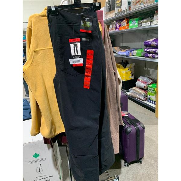 Eddie Bauer Fleece Lined Tech Pants 34 x 32