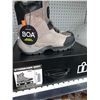 Image 2 : ICON Stormhawk Riding Boots Grey Mens Size 11