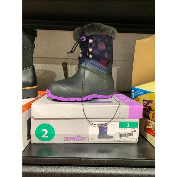 xmtn Children's Winter Boots Size 2