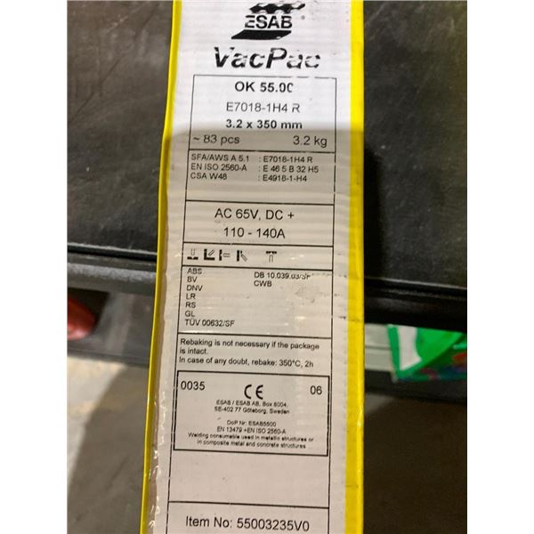ESAB OK 55.00 Welding Electrodes E7018-1H4R (3.2kg Pack)