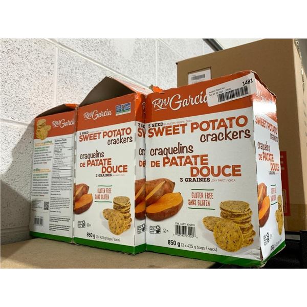 RV Garcia 3Seed Sweet Potato Crackers 3x850g