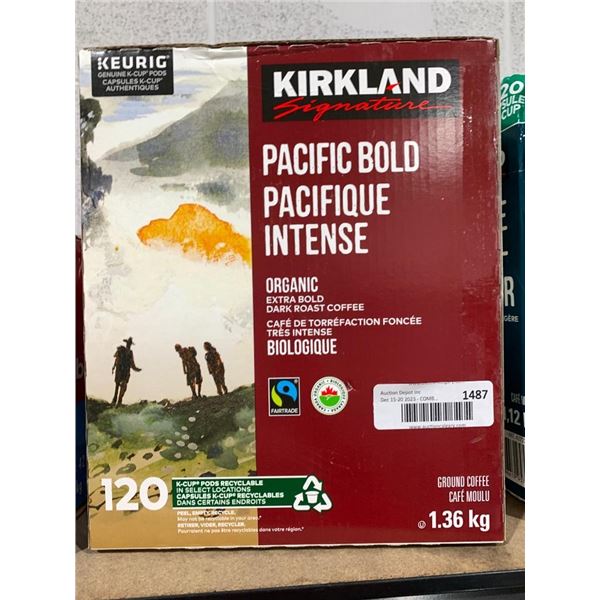 Kirkland Pacific Bold K-Cup Coffee Pods 120 Count