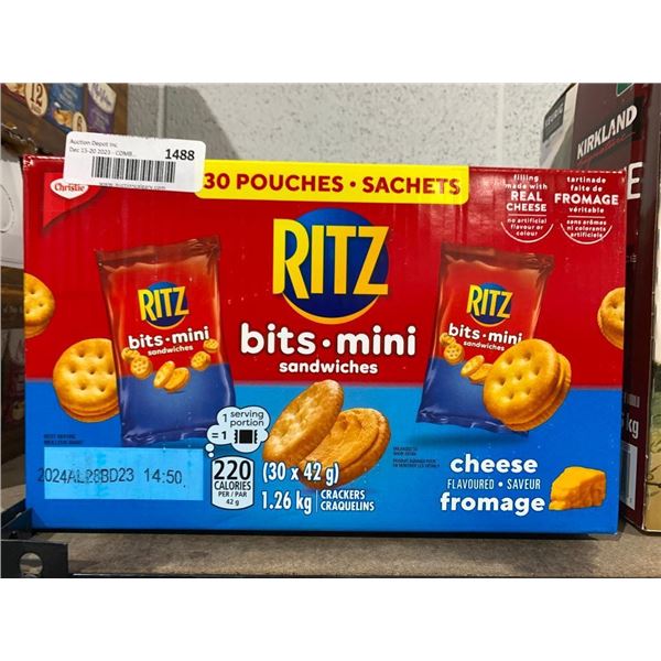 Ritz Bitz Cheese Sandwich Snack PAcks 30X42g