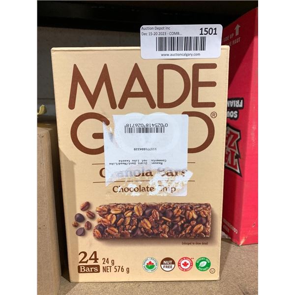Made Good chocolate chip granola bars 24x24g