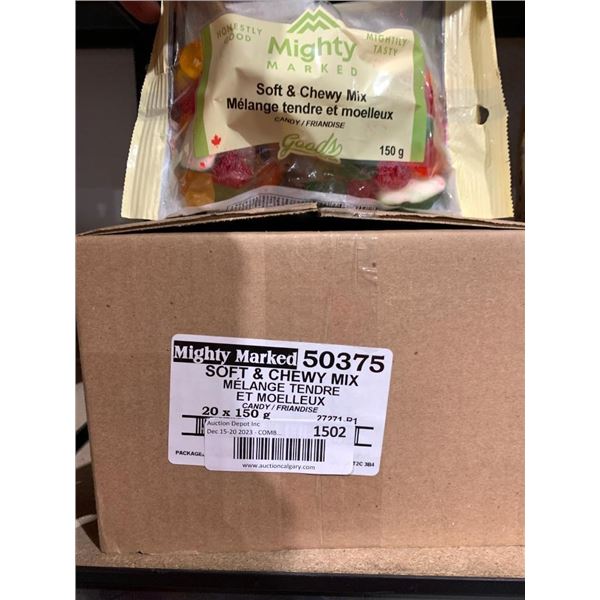 Mighty marked soft & chewy mix 20x150g