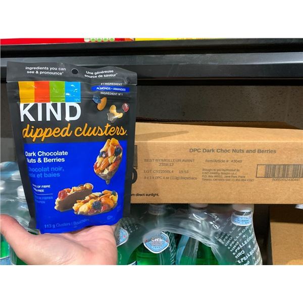 KIND dipped clusters with dark chocolate, nuts and mixed berries 8x113g