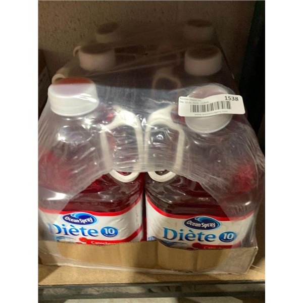Ocean Spray diet cranberry juice 6x3L