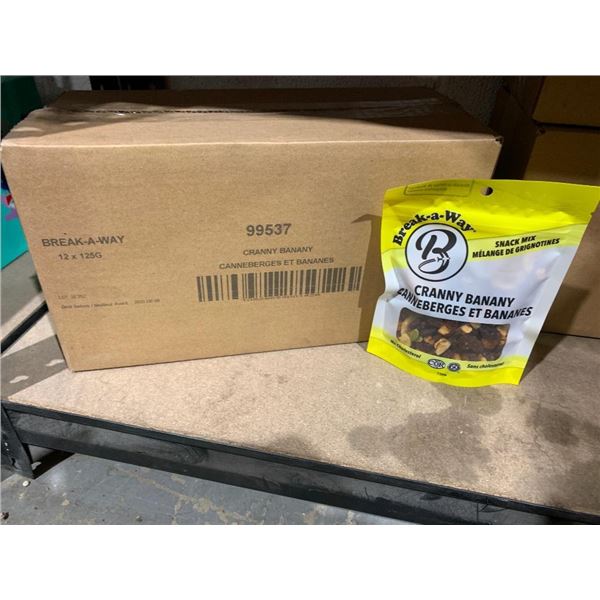 Break-A-Way Cranny Banany Snack Mix (12 x 125g)