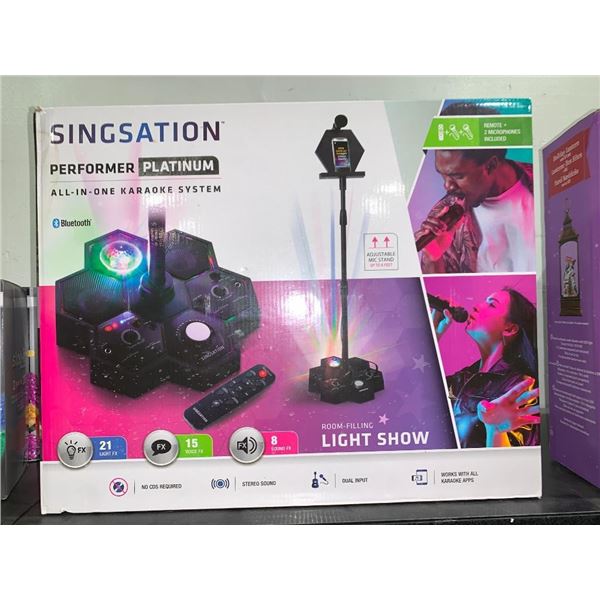 singsation performer platinum all in one karaoke system
