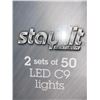 Image 2 : Sylvania stay-lit multicolour LED lights, 2 sets of 50